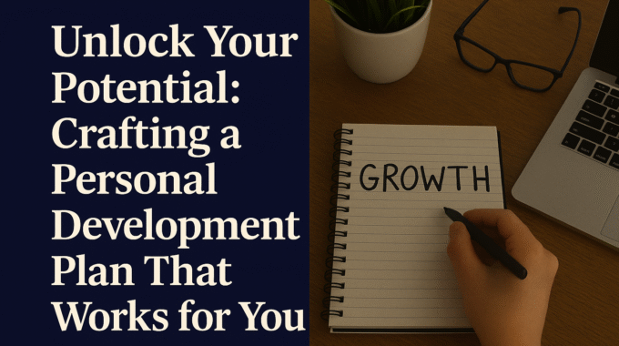 Unlock your potential: Crafting a personal development plan that works for you